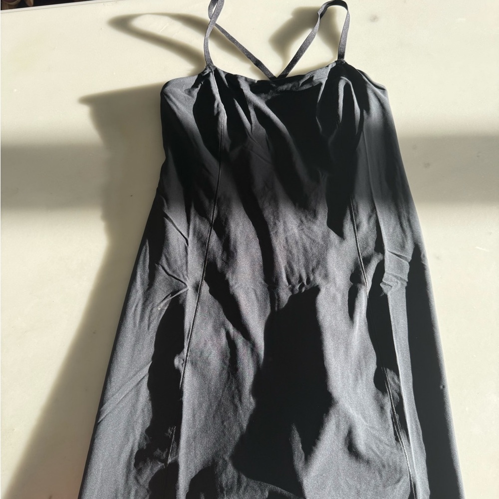 Aerie Black Mini Dress with Spaghetti Straps